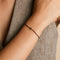 O Initial Click Charm in Solid Gold
