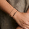 O Initial Click Charm in Solid Gold