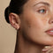 Molten Hoops in Solid Gold