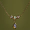 Opal Cluster Pendant in Solid Gold
