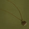 Molten Coin Pendant in Solid Gold