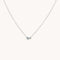 Opal Bezel Pendant Necklace in Silver-Astrid &amp; Miyu
