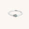 Opal Pear Ring in Silver-Astrid &amp; Miyu