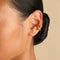 Molten Illusion Ear Cuff in Gold