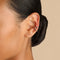 Molten Illusion Ear Cuff in Silver