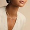 Molten Pearl Necklace in Gold