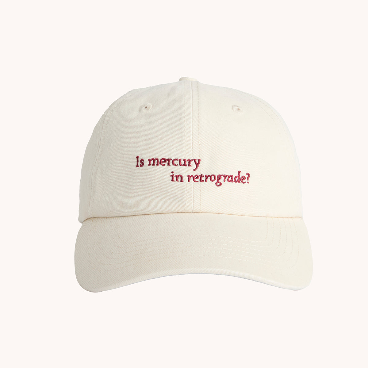 Mercury in Retrograde Cap in Pearl Blush-Astrid &amp; Miyu