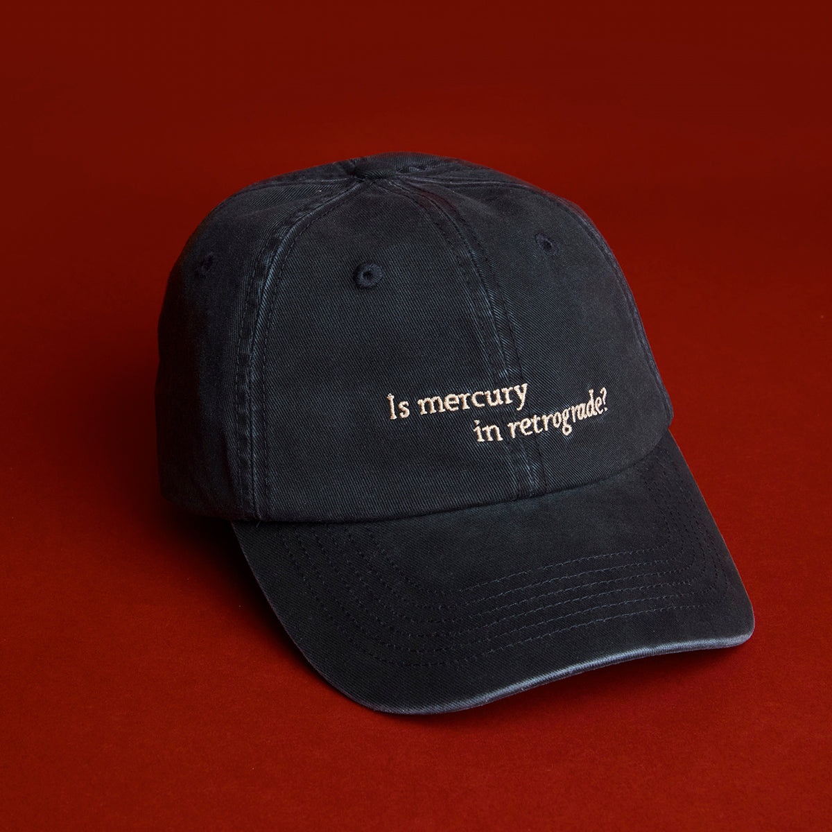 Mercury in Retrograde Cap in Dark Blue-Astrid &amp; Miyu