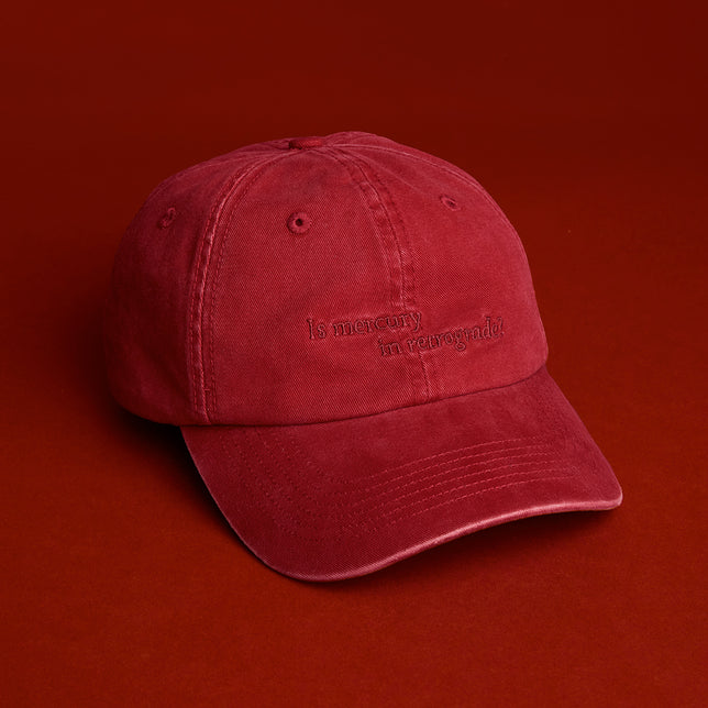 Mercury in Retrograde Cap in Red-Astrid & Miyu