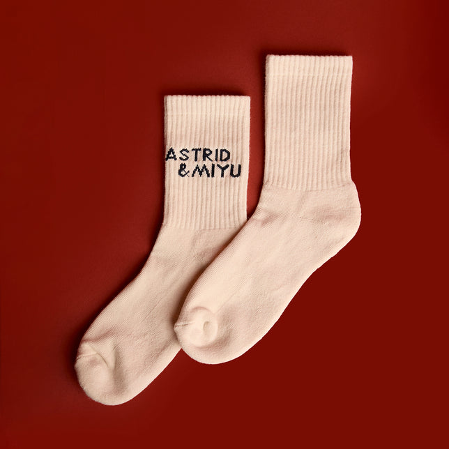 Festive Socks in Pearl Blush-Astrid &amp; Miyu