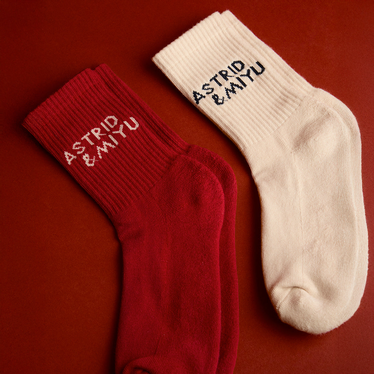 Festive Socks in Pearl Blush-Astrid &amp; Miyu