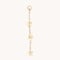 Multi Star Piercing Chain in Solid Gold-Astrid &amp; Miyu