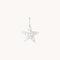 Pavé Star Charm 9k White Gold