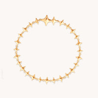 Cosmic Star Chain Bracelet in Gold