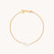 Crystal Scatter Bracelet in Gold