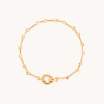 Hardware Chain Bracelet in Gold-Astrid &amp; Miyu