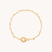 Hardware Chain Bracelet in Gold-Astrid &amp; Miyu