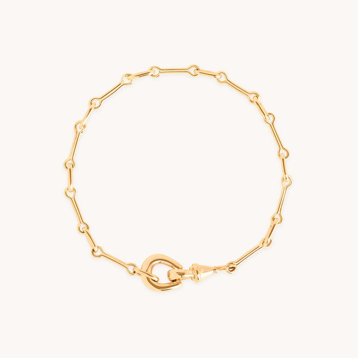 Hardware Chain Bracelet in Gold-Astrid &amp; Miyu