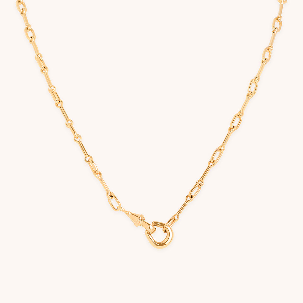 Hardware Chain Necklace in Gold