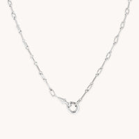 Hardware Chain Necklace in Silver-Astrid &amp; Miyu