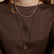 Hardware Pendant Cord Necklace in Gold-Astrid &amp; Miyu