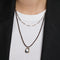 Hardware Pendant Cord Necklace in Silver-Astrid &amp; Miyu