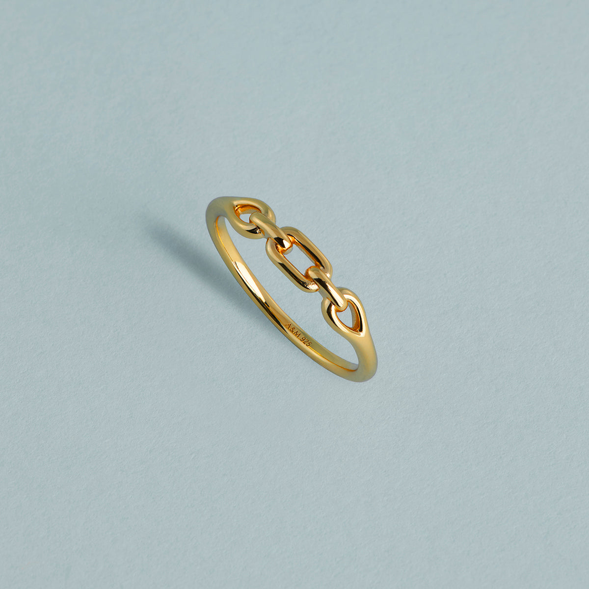 Hardware Link Ring in Gold-Astrid &amp; Miyu