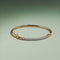 Pavé Knot Bangle in Gold
