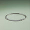 Pavé Knot Bangle in Silver