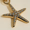 Starfish Clip Charm in Gold