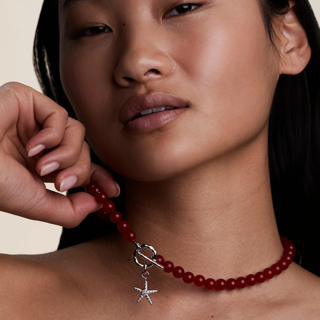 Starfish Clip Charm in Silver