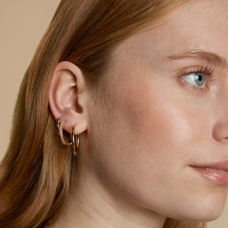 Essential Hoops Stacking Set in Gold