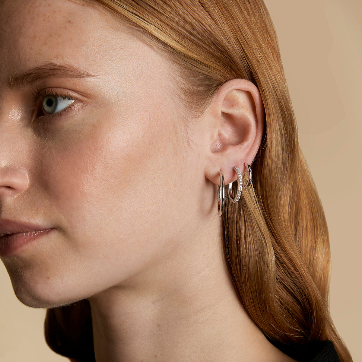 Essential Hoops Stacking Set in Silver