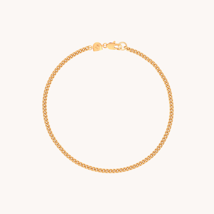 Essential Curb Chain Bracelet in Gold
