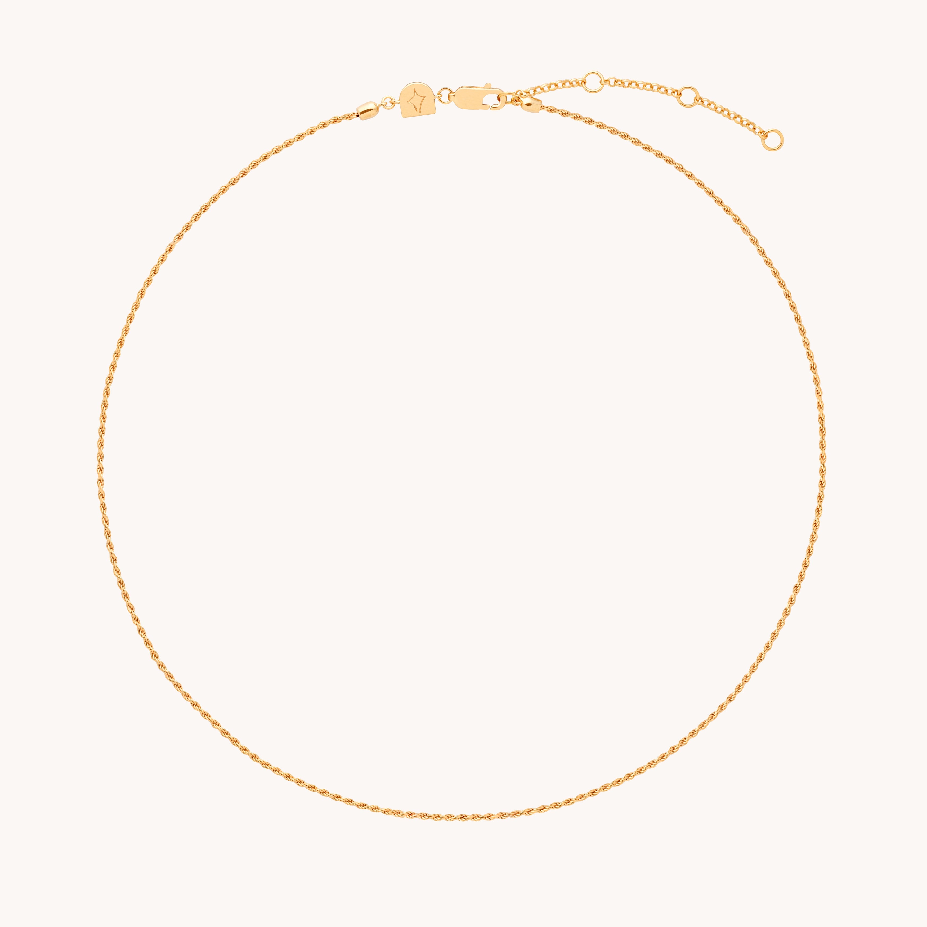 Essential Rope Chain Necklace in Gold