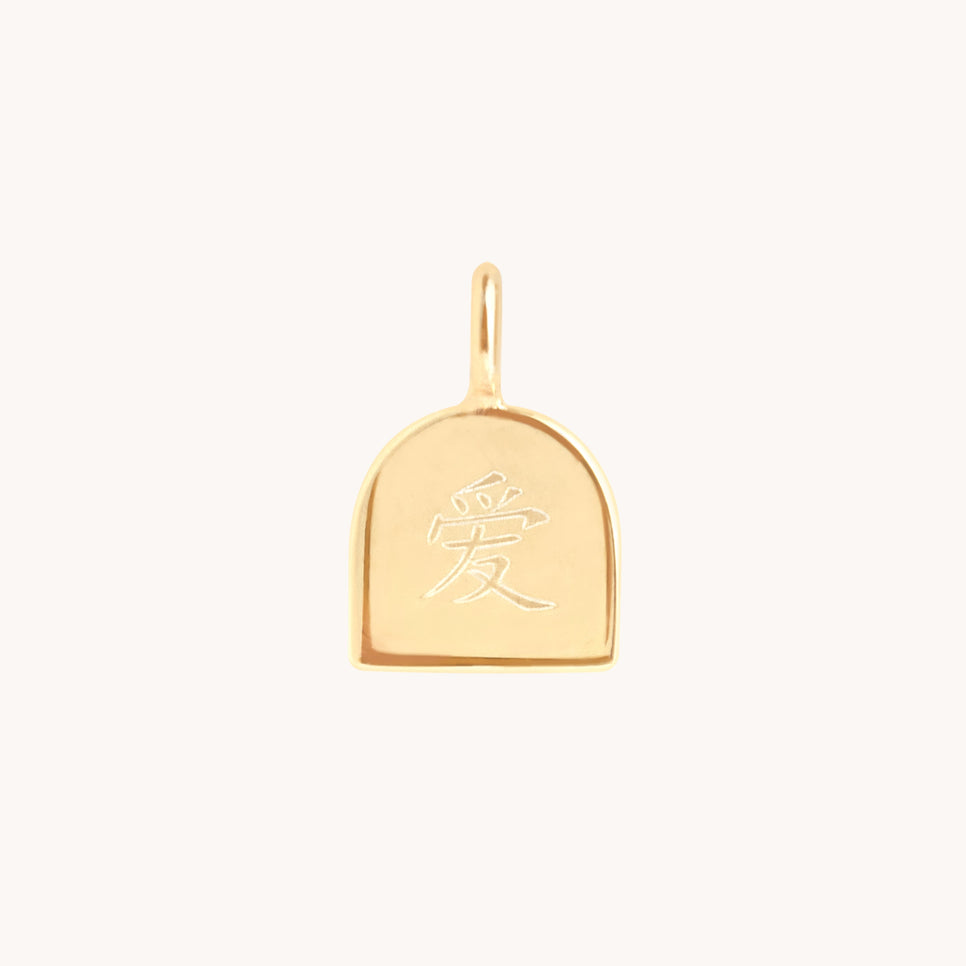 Love Character Charm 9k Gold