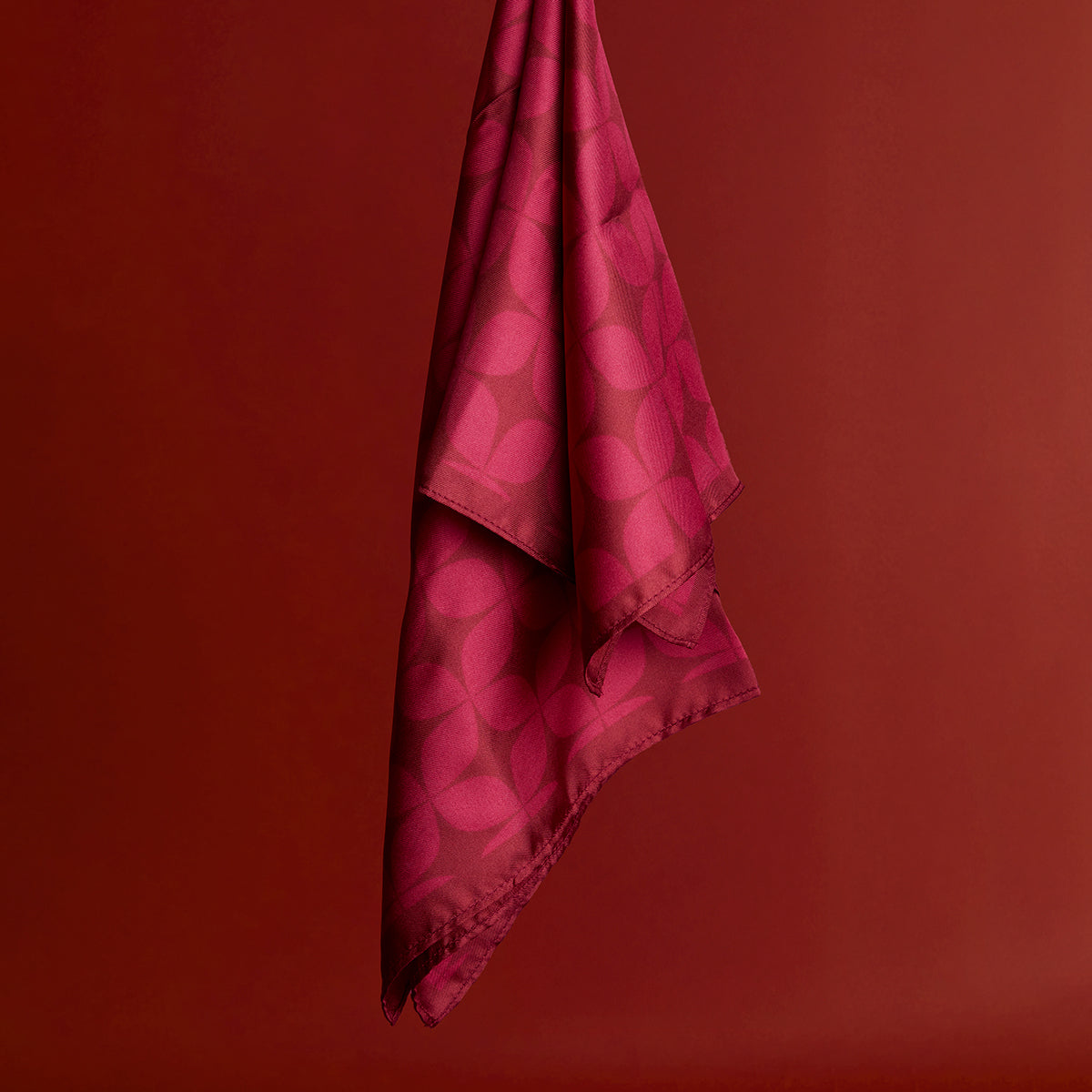 Silk Scarf in Red