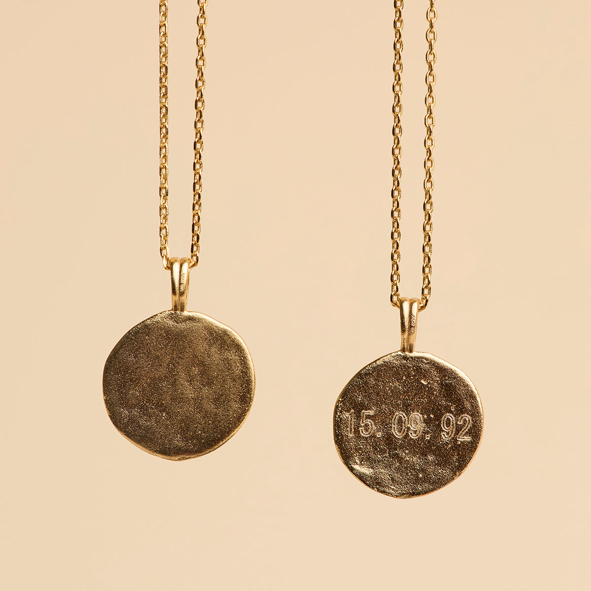 Virgo Zodiac Pendant Necklace in Gold