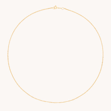 Bold Astrid Chain Necklace in Solid Gold