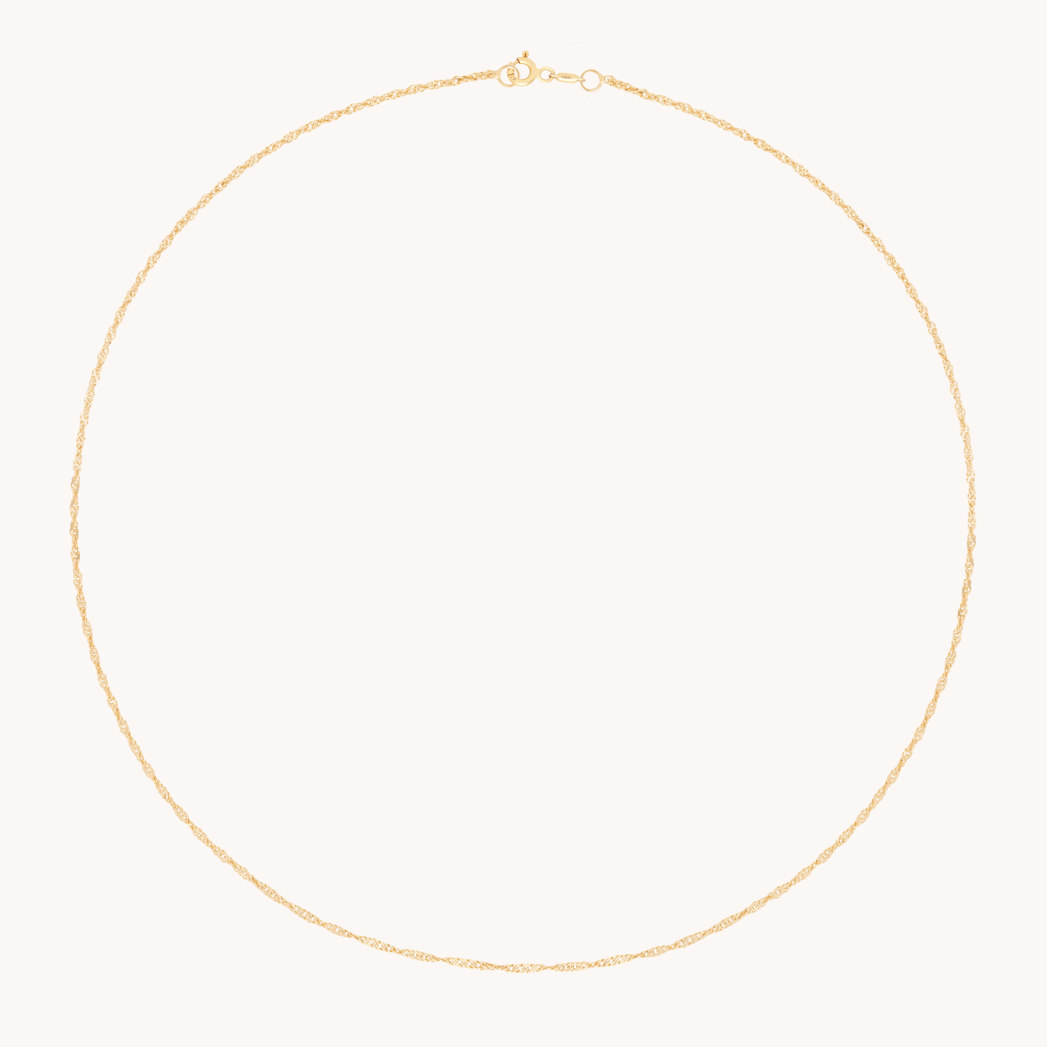 Bold Astrid Chain Necklace in Solid Gold