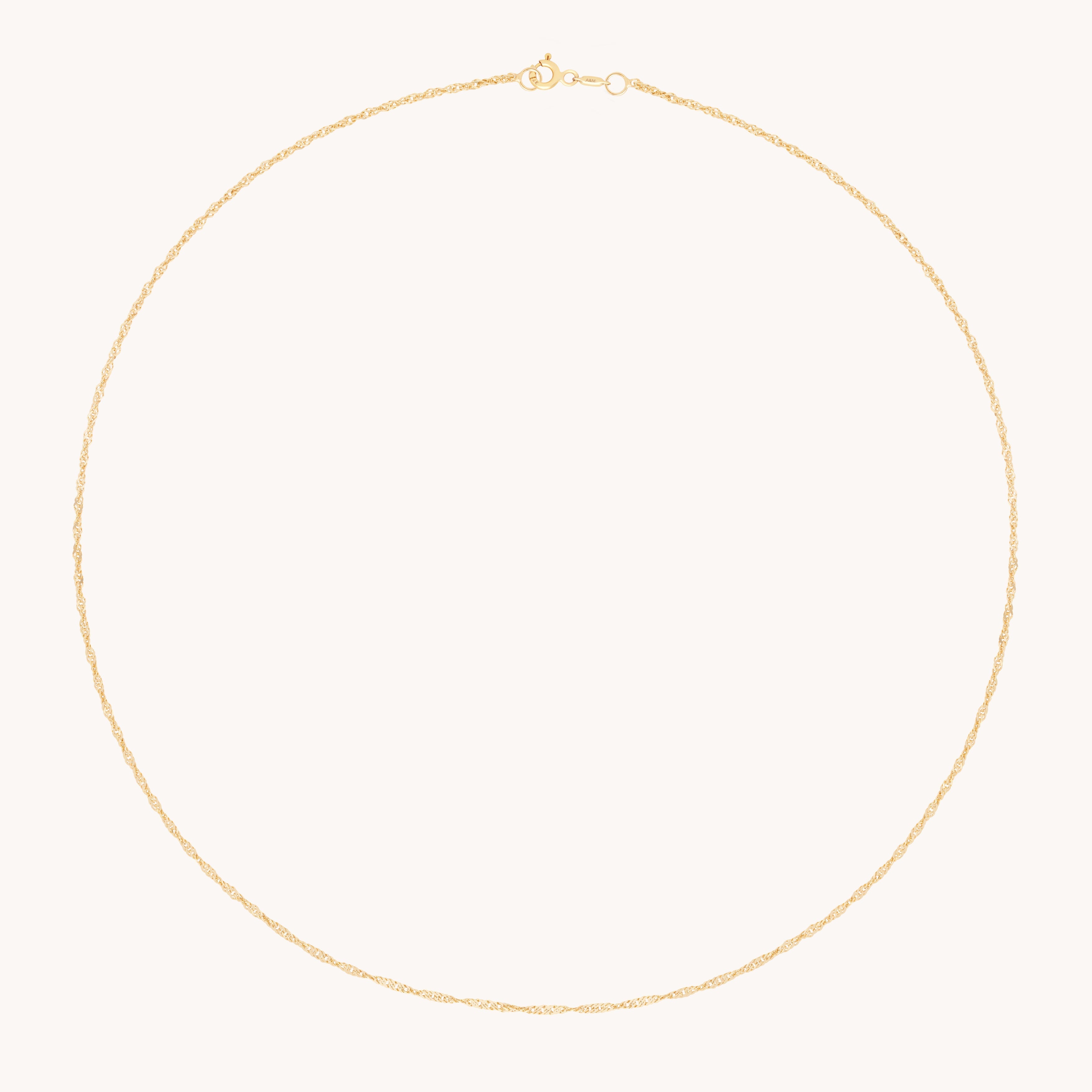 Charm Compatible Necklaces & Bracelets - Bold Astrid Chain Necklace in Solid Gold - Necklaces - Astrid &amp; Miyu