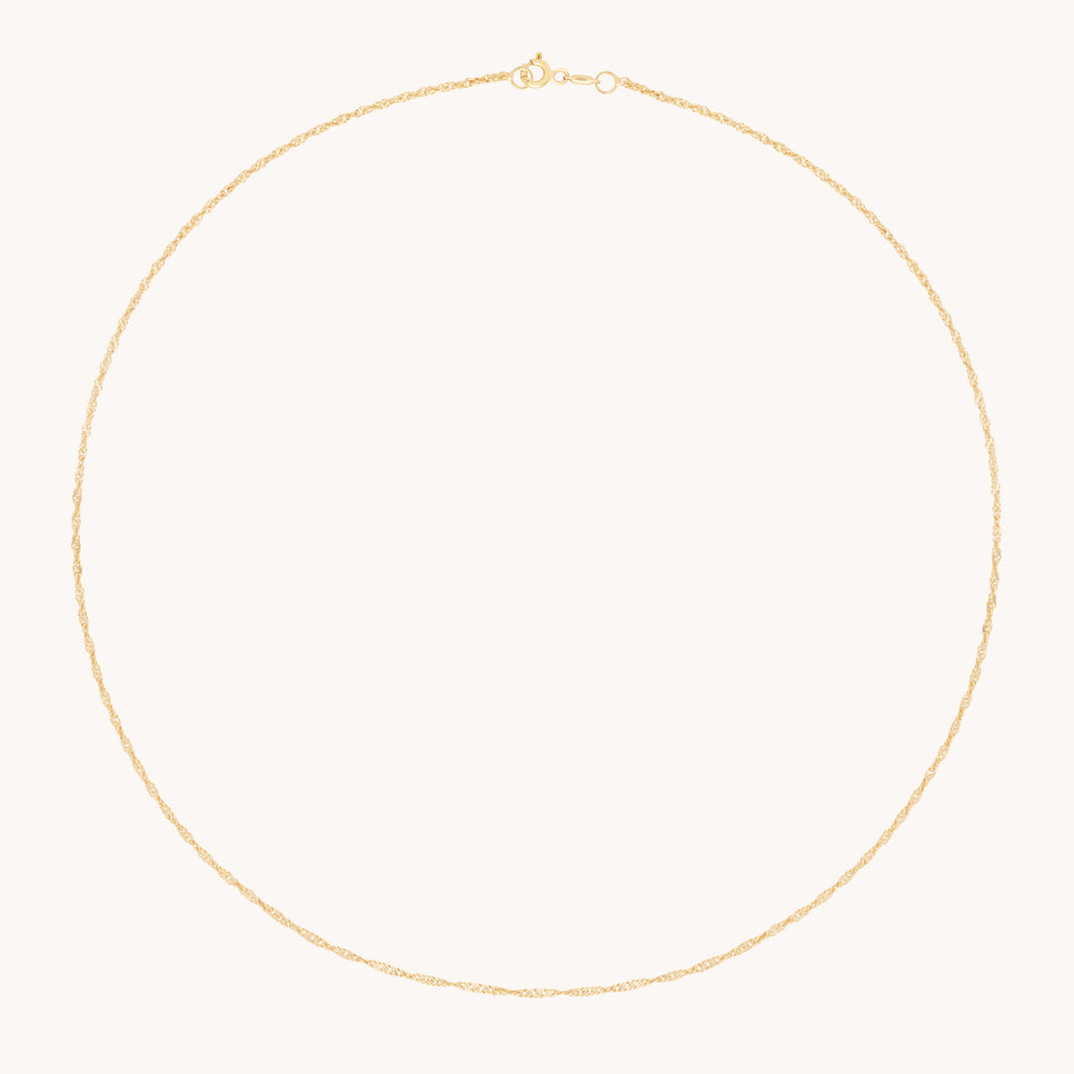 Charm Compatible Necklaces & Bracelets - Bold Astrid Chain Necklace in Solid Gold - Necklaces - Astrid &amp; Miyu