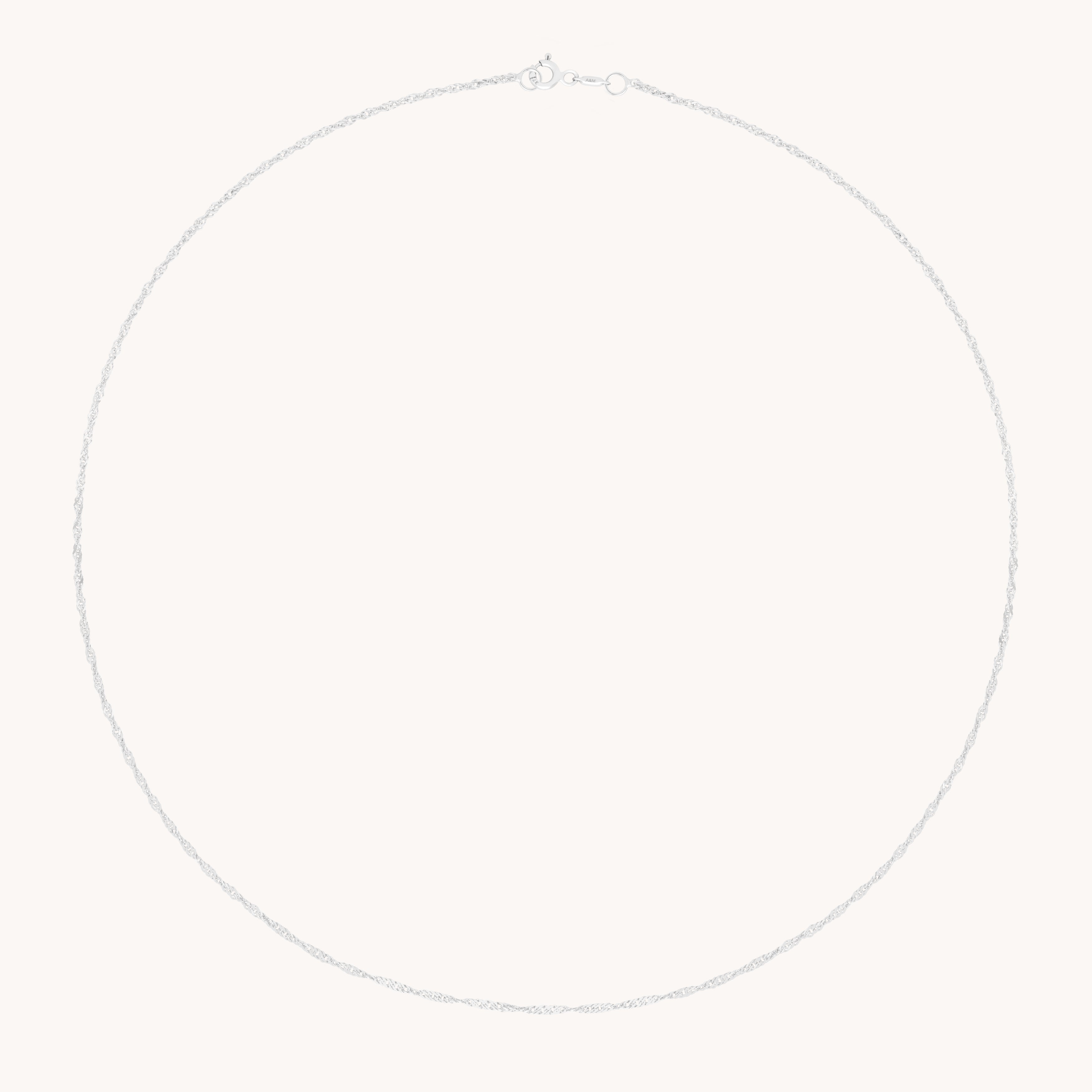 Charm Compatible Necklaces & Bracelets - Bold Astrid Chain Necklace in Solid White Gold - Necklaces - Astrid &amp; Miyu