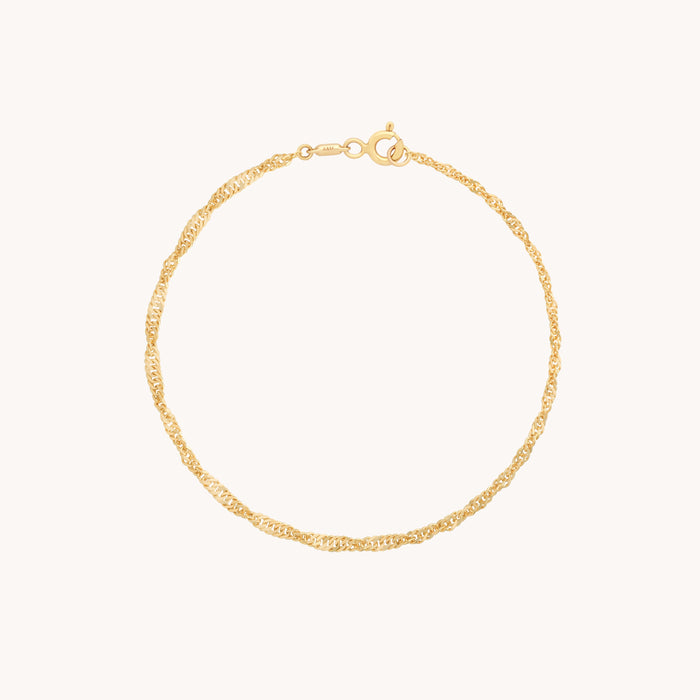 Bracelets - Bold Astrid Chain Bracelet in Solid Gold - Bracelets - Astrid &amp; Miyu