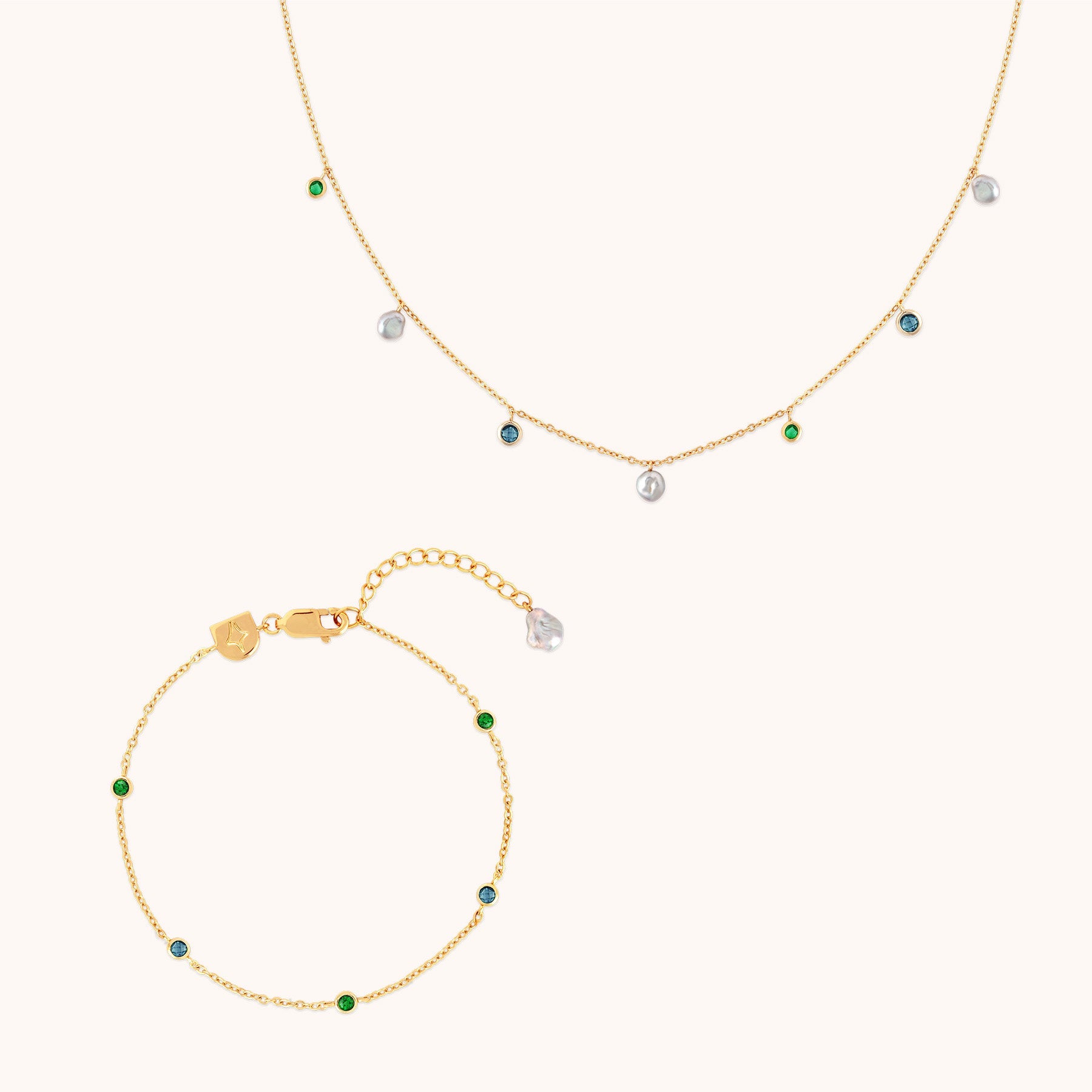 Tranquility Topaz Gift Set in Gold
