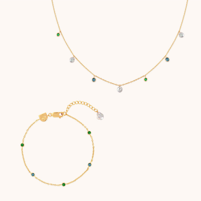 Tranquility Topaz Gift Set in Gold