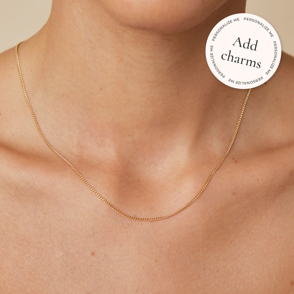 Bold Miyu Chain Necklace in Solid Gold