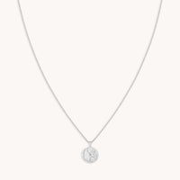 Cancer Zodiac Pendant Necklace in Silver