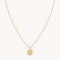 Capricorn Zodiac Pendant Necklace in Gold