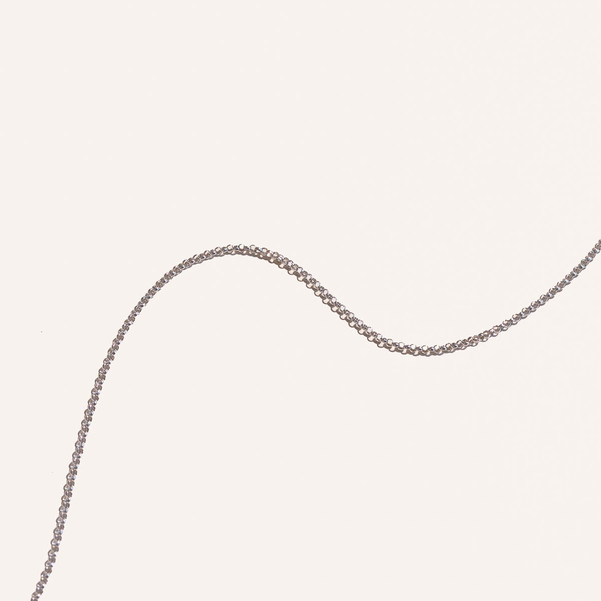 Charm Compatible Necklaces & Bracelets - Chelsea Chain Necklace in Solid White Gold - - Astrid &amp; Miyu